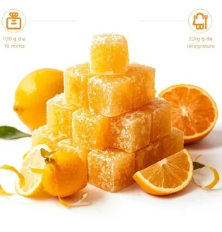 Pâtes fruits citron et orange