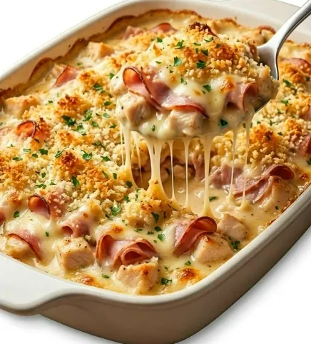 Comment faire Chicken Cordon Bleu Casserole