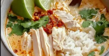Riz au bouillon de poulet et noix de coco