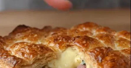 Tourte aux Champignons et au Jambon